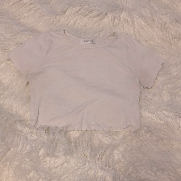 White cropped t-shirt - Picture 2 of 2